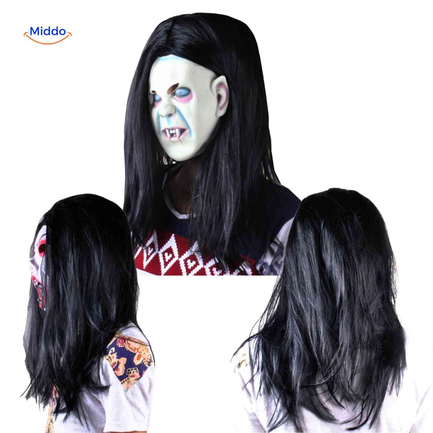 Phantomix™ Maska | Halloween Horrorlook, Przerażający i Straszny