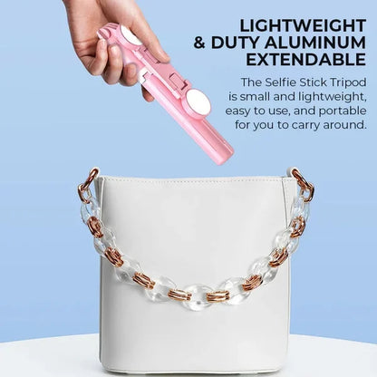 🔥Gorąca wyprzedaż 50% ZNIŻKI🎁Nowy wielofunkcyjny ulepszony telefon teleskopowy selfie stick i statyw