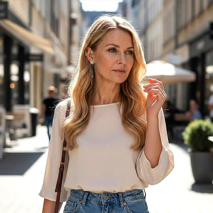 ✨KOLCZYKI Z CYRKONAMI W STYLU MOTYLKOWYM Z FRĘDZLAMI | IDEALNY PREZENT🎁