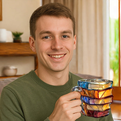 📚 Kryształowy Kubek dla Miłośników Literatury — Historia, Którą Możesz Sączyć