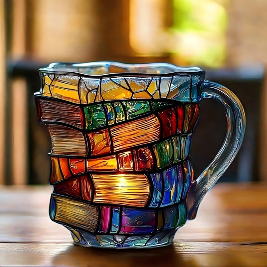 📚 Kubek Bookstack Brilliance™ — Dla Odważnego Czytelnika