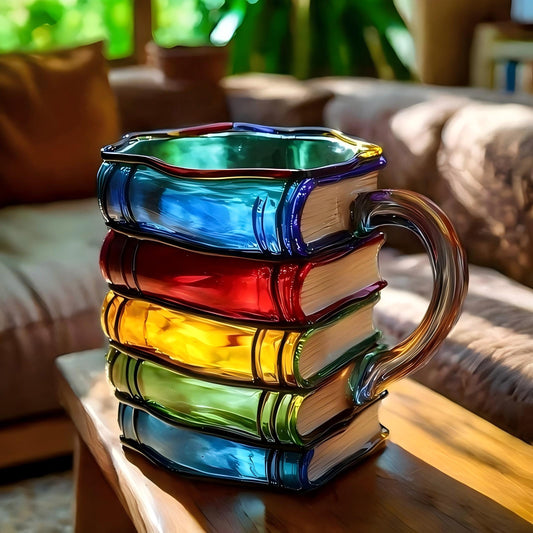 🌈 Kubek Stacked Stories™ — Pij z Wieży Koloru i Wyobraźni