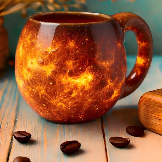 🌋 Kubek Lava Glow™ — Poczuj Moc Ognia i Ziemi w Każdym Łyku