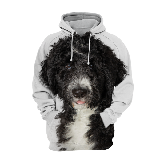 Unisex Bluza dla Psów | Bernedoodle Czarna