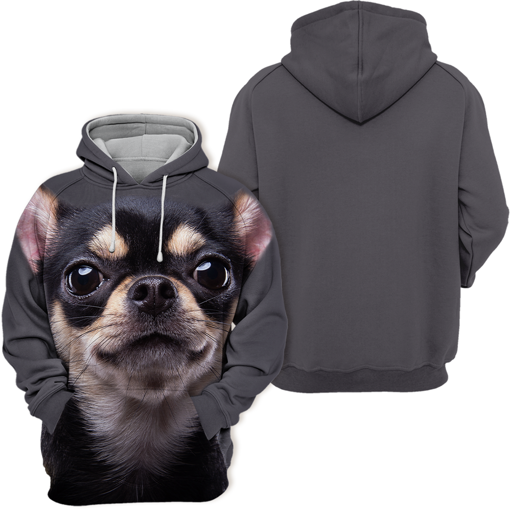 Unisexowy Kaptur dla Psów | Śmieszny Chihuahua