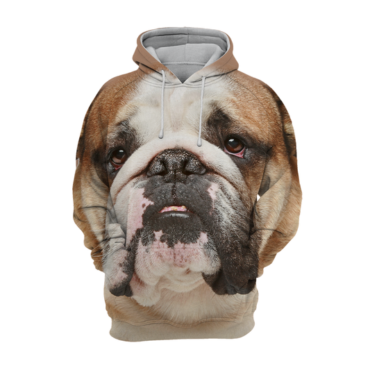 Unisexowy Hoodie dla Psów | Bulldog Angielski / Pitbull