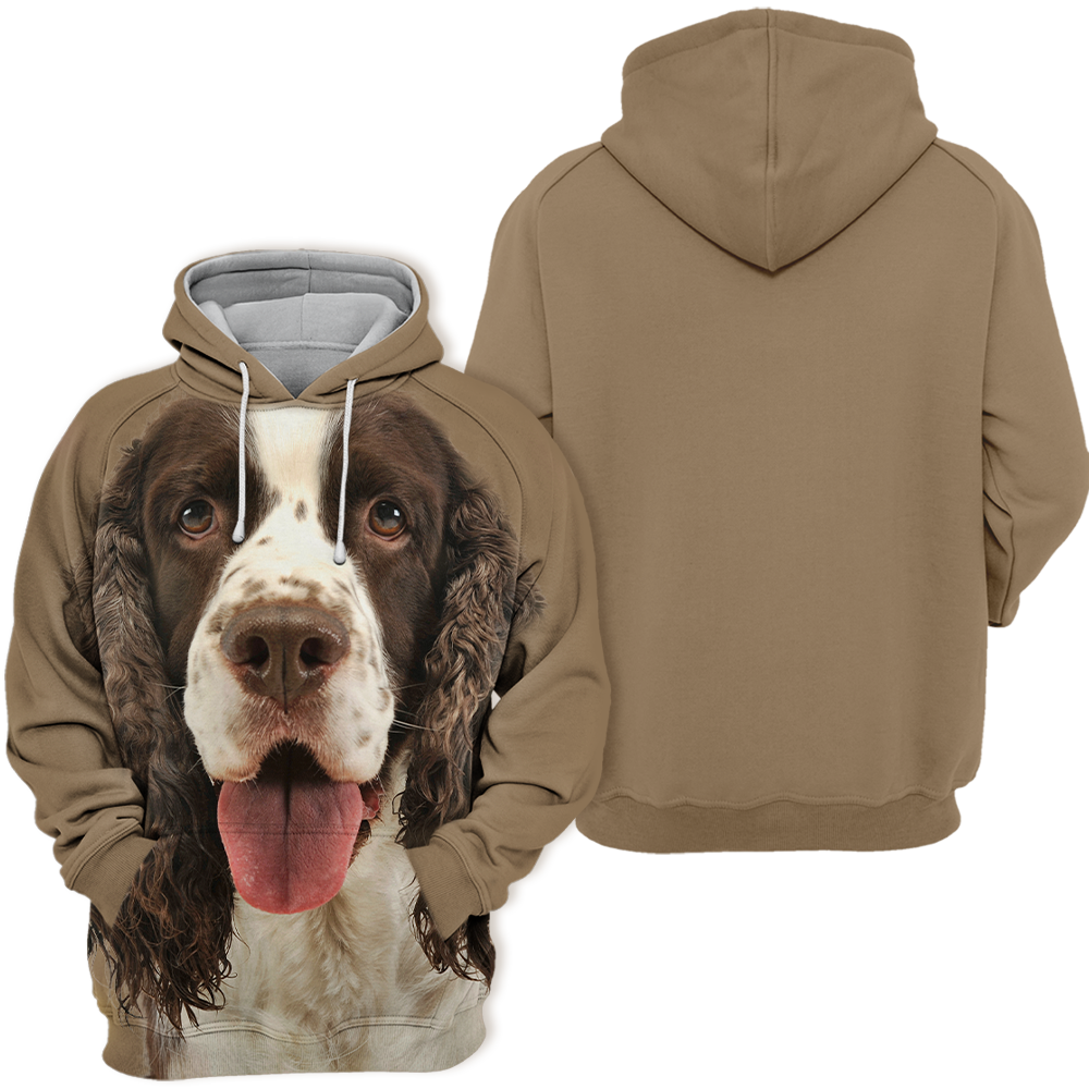Unisexowy Hoodie dla Psów | Uroczy Angielski Cocker Spaniel