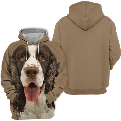 Unisexowy Hoodie dla Psów | Uroczy Angielski Cocker Spaniel