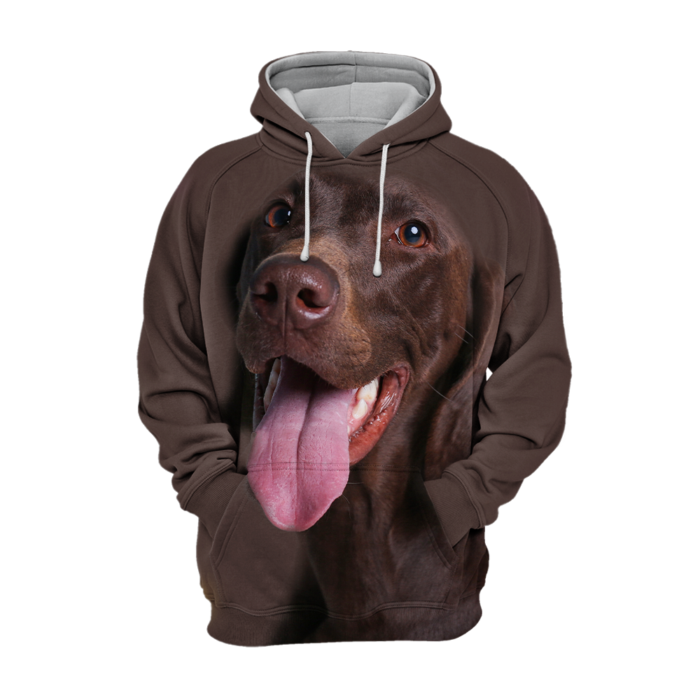 Unisex Hoodie dla Psów | Niemiecki Krótkowłosy Wyżeł Szczęśliwy
