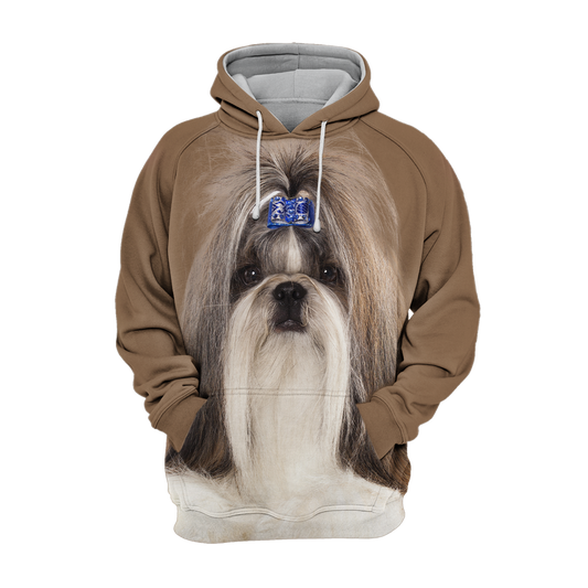 Unisexowy Kaptur dla Psów | Shih Tzu Cichy