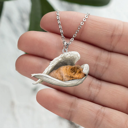 Prawdziwa Miłość | Śpiący Norfolk Terrier Naszyjnik