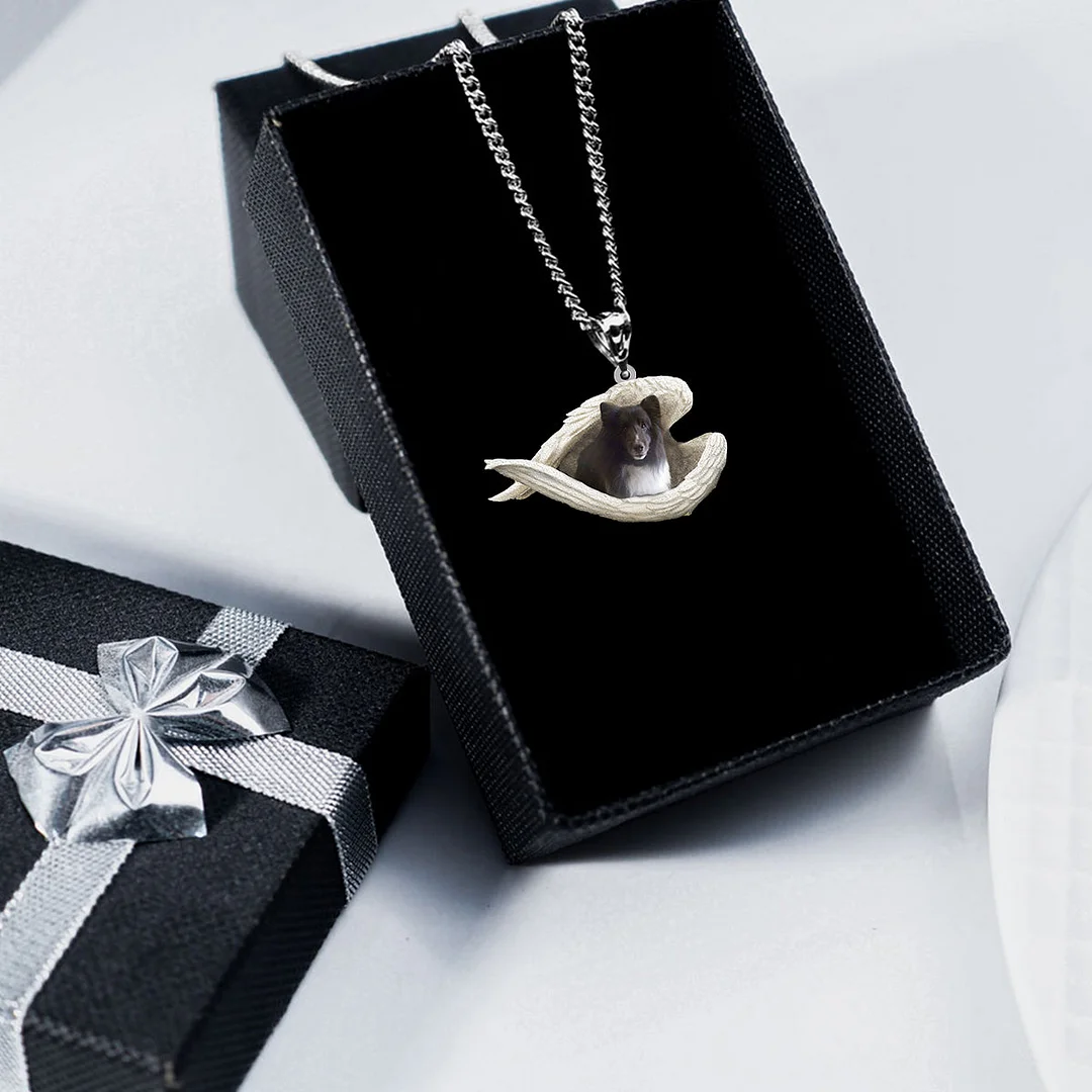 Prawdziwa Miłość | Śpiący Sznaucer Naszyjnik