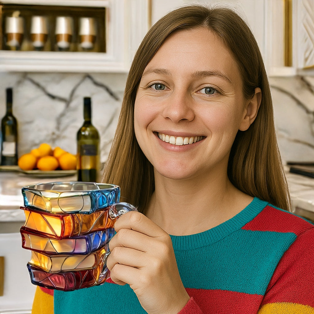 📚 Kryształowy Kubek dla Miłośników Literatury — Historia, Którą Możesz Sączyć